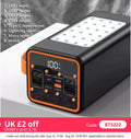 Batterie externe 50000mAh Charge rapide 66W PD – Batterie de camping en plein air avec prise britannique