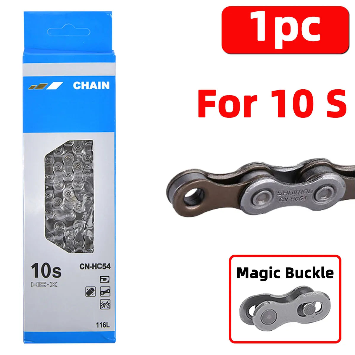 6–11-Speed Bicycle Chain for Road and Mountain Bikes