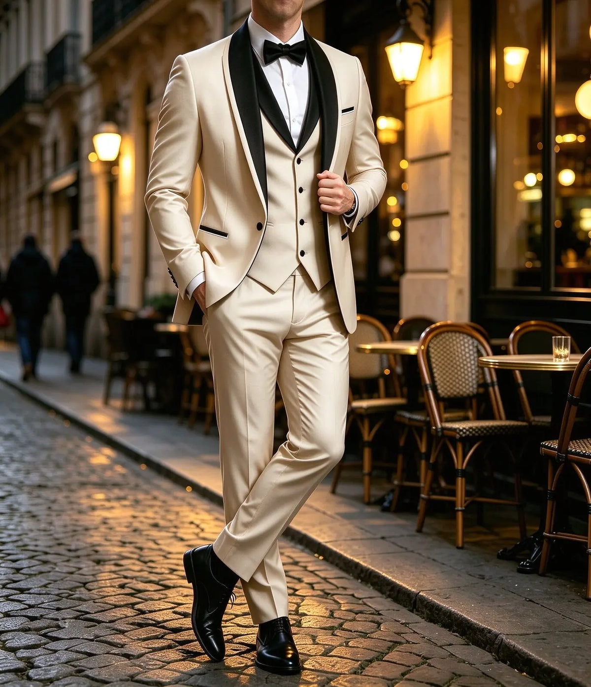Men's 3 Piece Suit Including Jacket, Vest And Trousers, Ideal For Weddings, Business Dinners And Other Formal Occasions