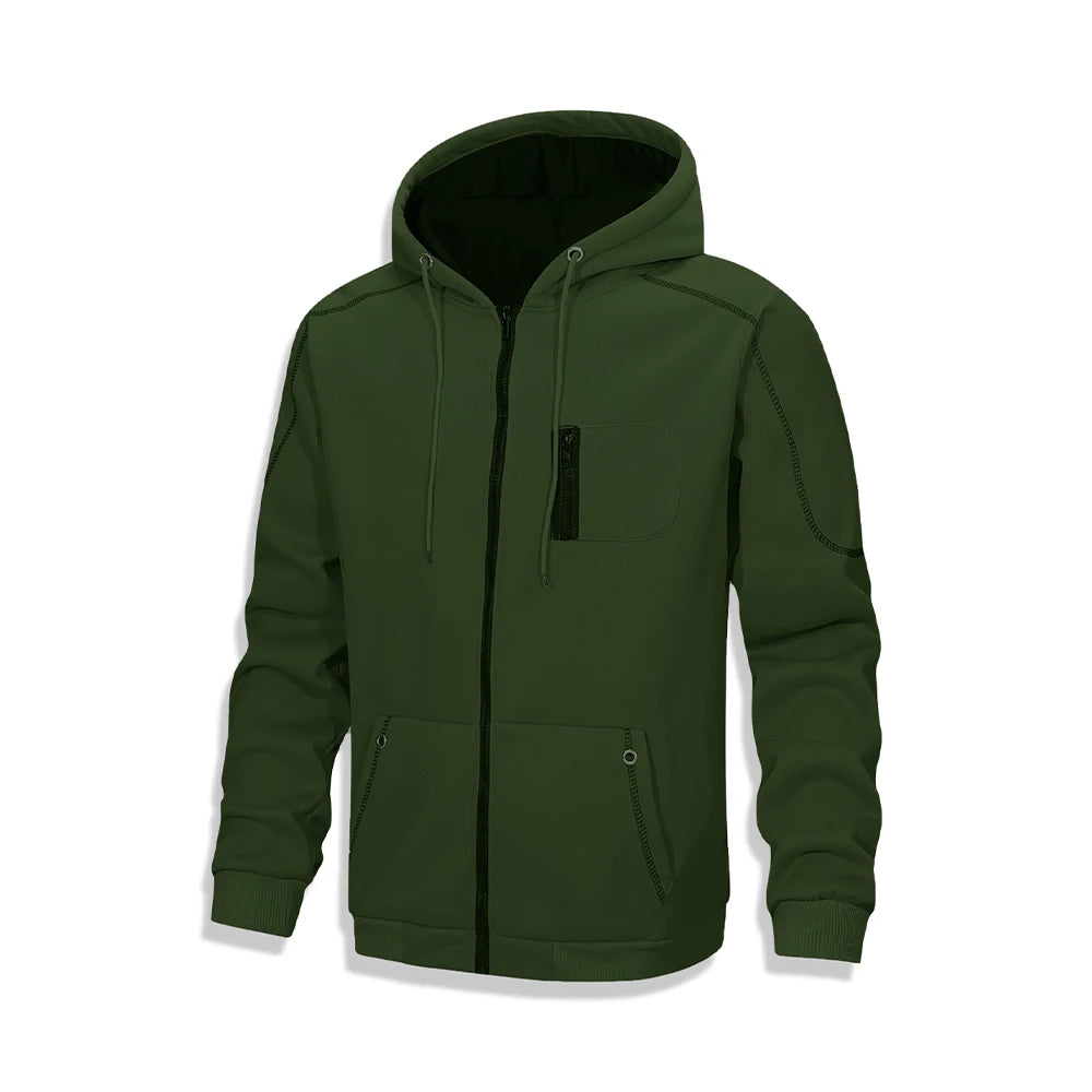 Herren-Radjacke mit Kapuze