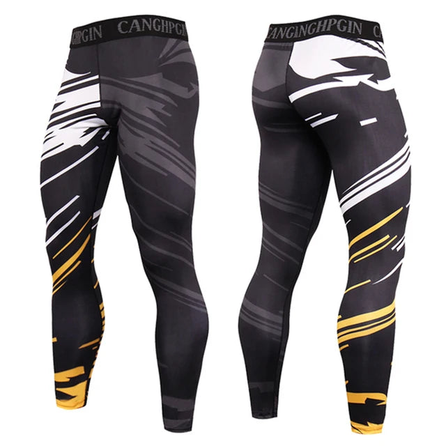 Leggings sportivi da uomo per corsa e allenamento