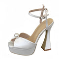 Sandali donna Liyke con plateau e perla decorativa