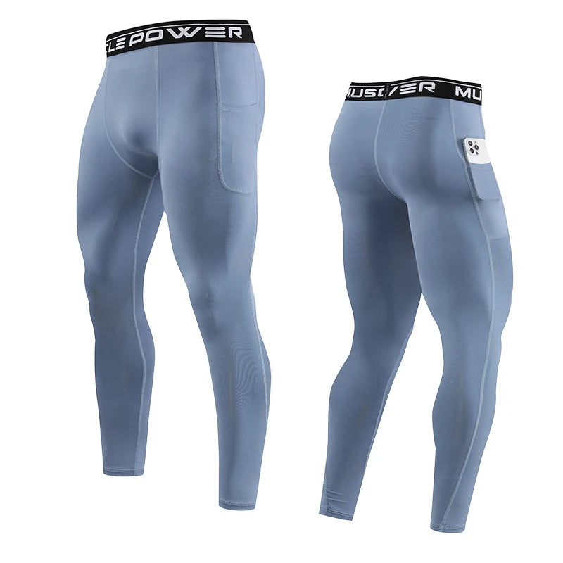 Men’s Running Tights and Compression Sports Pants