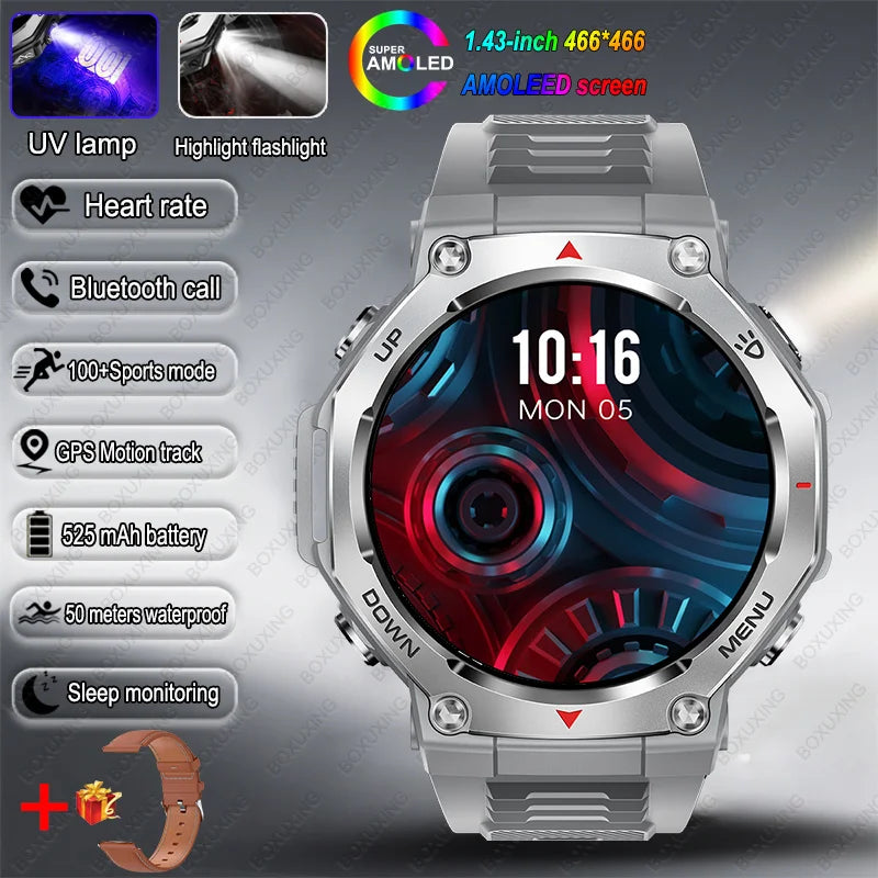 Bluetooth Calling Sports Smartwatch with 5 ATM Rating