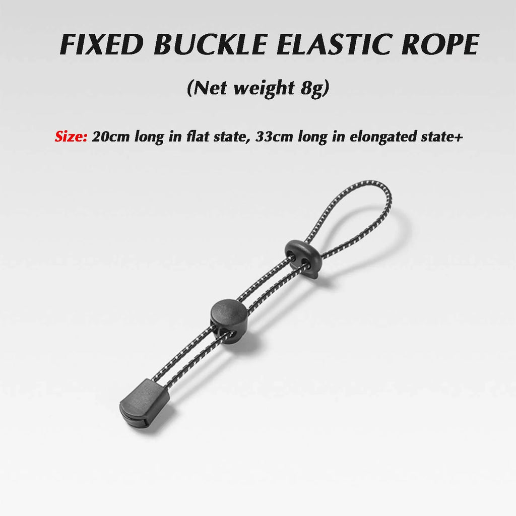 Camping Supplies Backpack Hiking Stick Holder Walking Pole Fixing Buckle Elastic Rope Lanyard Sports Travel Outdoor Equipment
