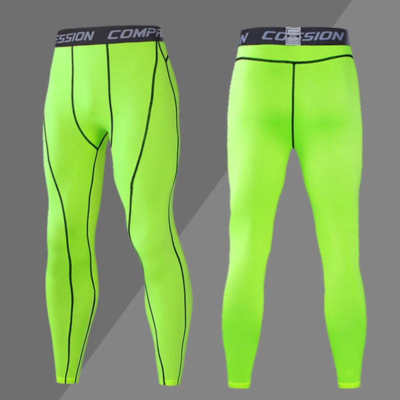 Men’s Running Tights and Compression Sports Pants