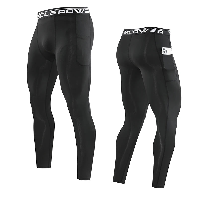 Men’s Running Tights and Compression Sports Pants