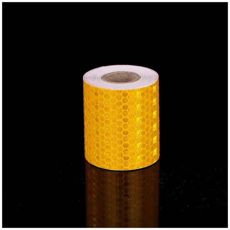 6 colores, cinta reflectante de 5 cm x 3 m, adhesivo reflectante para coche, camión y remolque, accesorios de seguridad