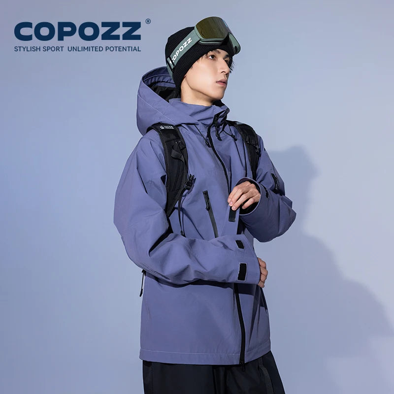 Giacca da sci COPOZZ 24304 con cappuccio