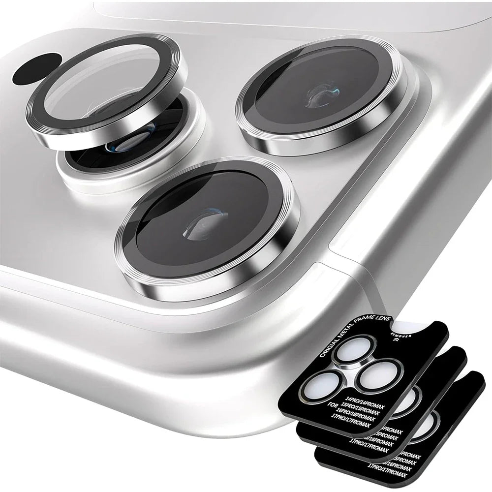 3Psc Camera Lens Protector Cover For iPhone 18 Pro Max 16 17 Pro Max 15 Plus 14 Plus 12 13 Mini Phone Protection Accessories