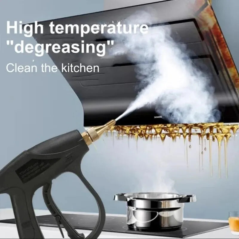 Limpiadora a vapor de alta temperatura 2600w220V Hidrolimpiadora de presión portátil para esterilización para hogar, coche, cocina y aire acondicionado