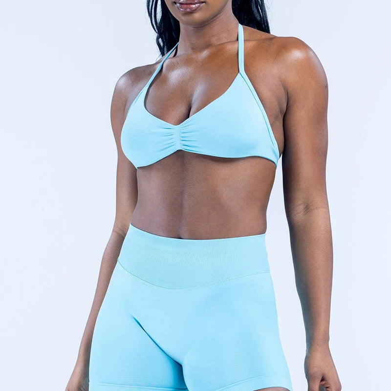 Ensemble yoga femme, 2 pièces, haut et short
