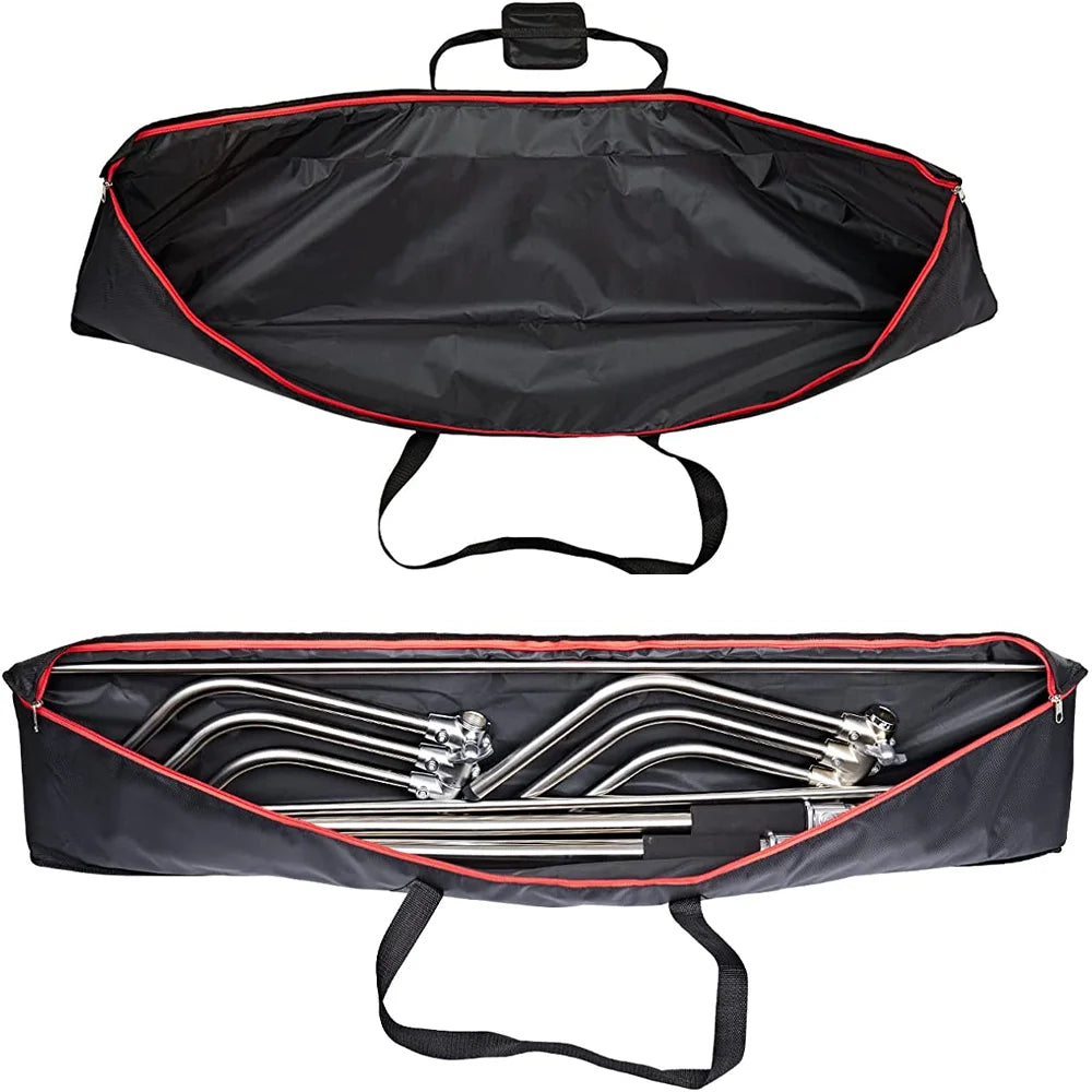 Fotografie-Werkzeugtasche Tragesets C-Stand Fotostativ Edelstahl Haltearm und Kamerahalterung Upgrade Max. 135 cm