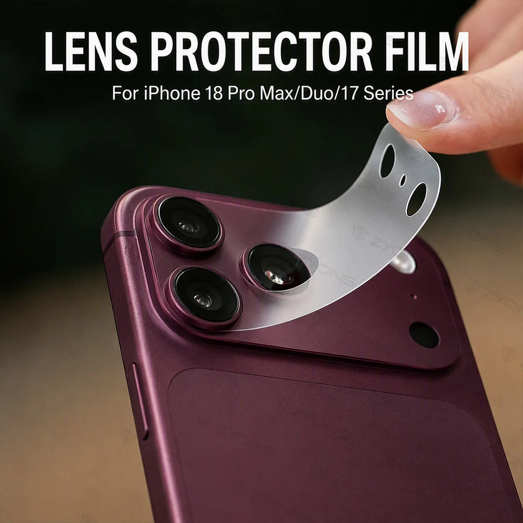 6pcs  Matte Lens Base Protector for Iphone 18 Pro Max/18 Pro/Duo Anti-Scratch/Anti-Fingerprint,Sleek&Durable Camera Shield