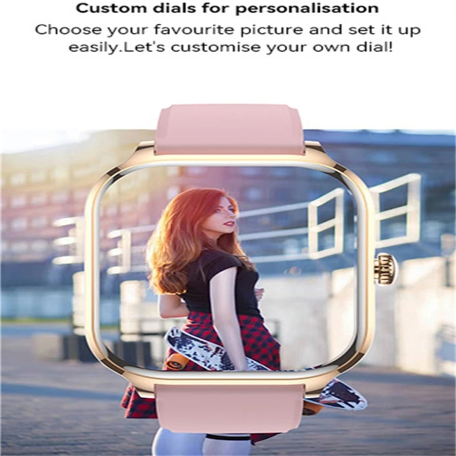 CHAONB Y68 smartwatch with Bluetooth calls and 2.01″ TFT display