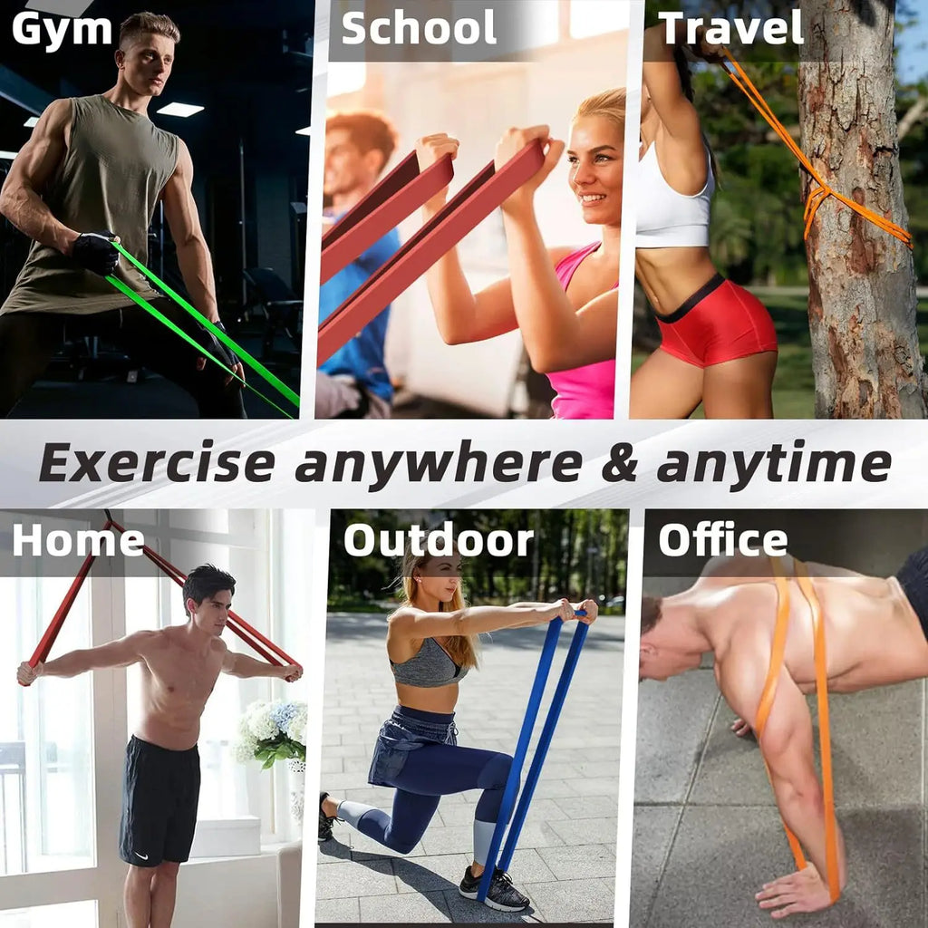Natural Latex Resistance Band for Strength Training