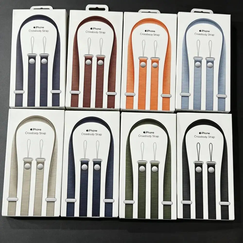 Original Phone Case Adjustable Anti-lost Magnetic Woven Strap For iPhone 18 Pro 17 Pro Max Original Apple Lanyard Accessories