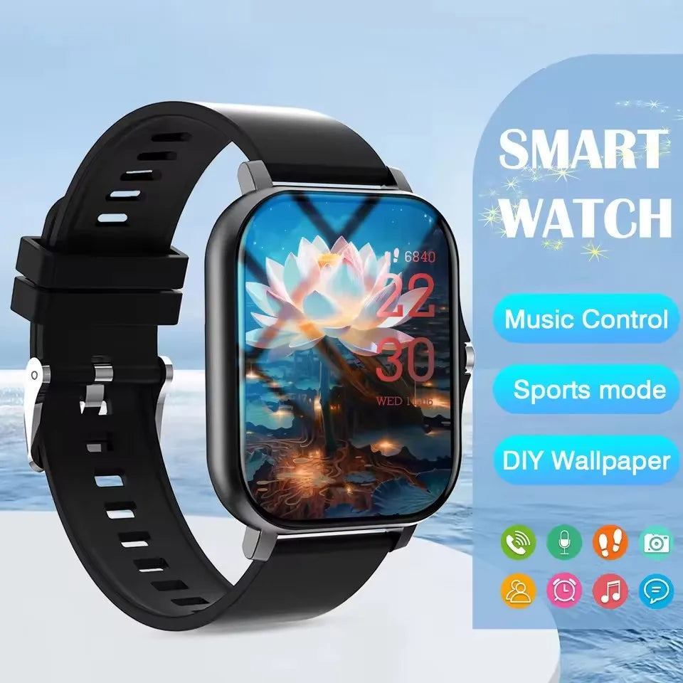 2026 New Bluetooth Call Smart Watch Information Push Men Women Health Monitoring Watch Pedometer Smartwatch For Android IOS HT30