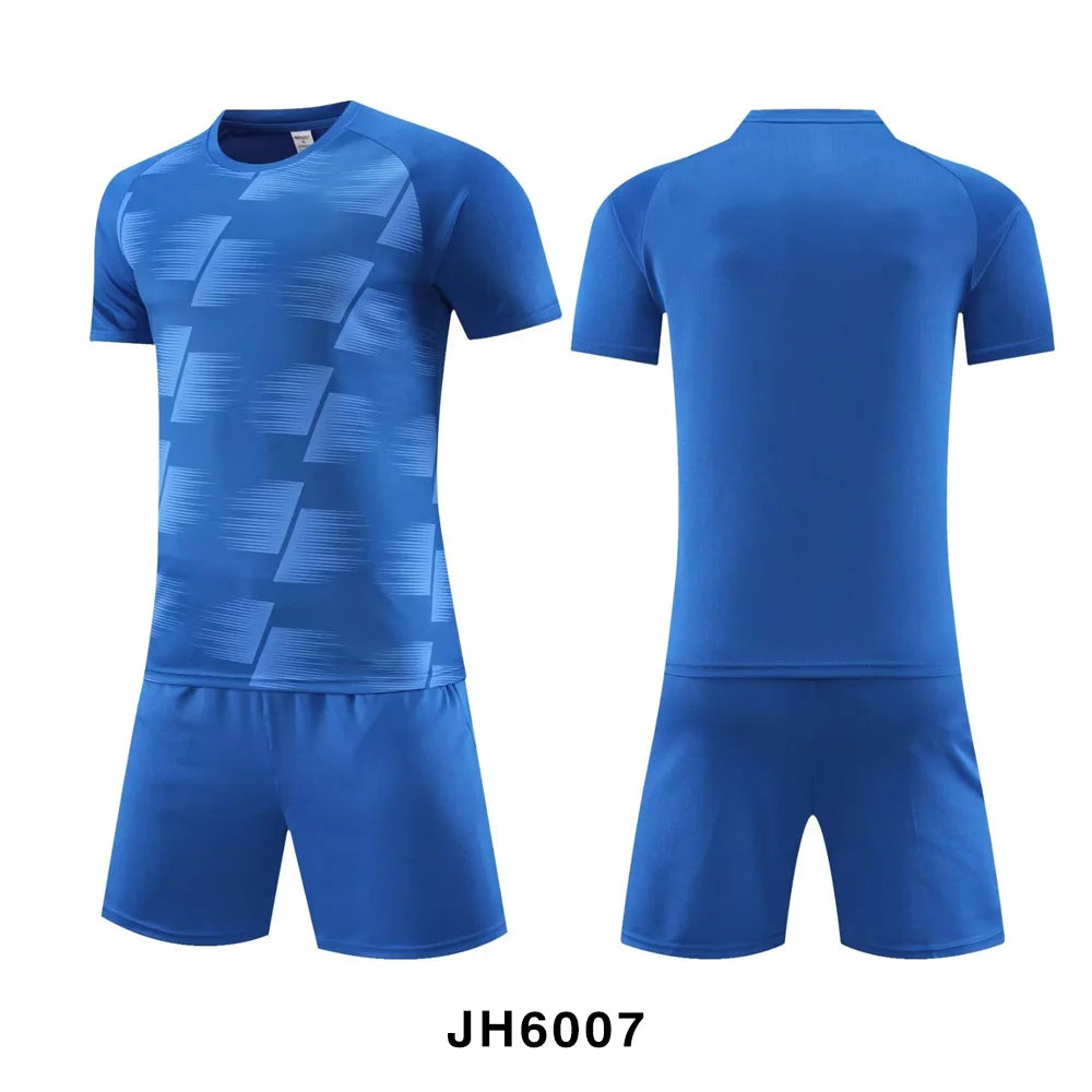 Adult Football Jersey Uniform Soccer Customize Men Kit Sports Clothes Women Futsal Sportswear Training Tracksuit Suit Clothing