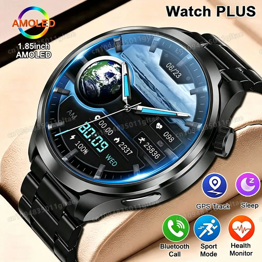 Smart Watch For Men Women ECG Heart Rate Blood Pressure SpO2 Monitor Sleep GPS FitnessTracker Sport Waterproof Smartwatch HT22 ﻿