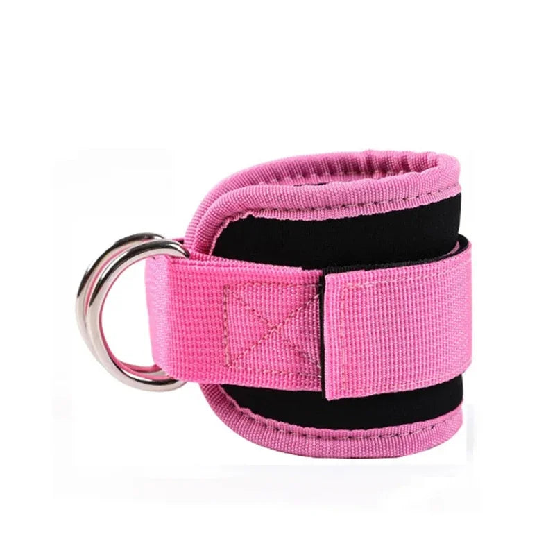 Adjustable Ankle Cuffs with Double D-Rings for Cable Training