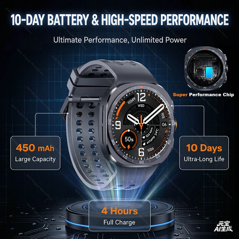 Smartwatch AMOLED da 1,52″ con chiamate Bluetooth