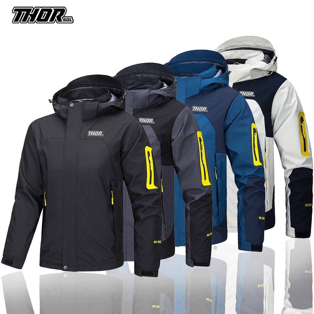 THORSOL giacca ciclismo uomo con cappuccio