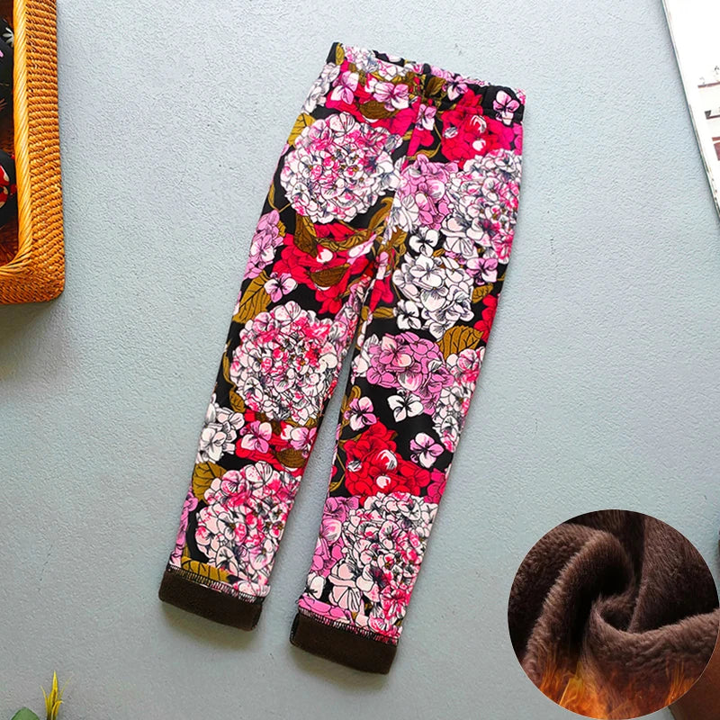 Children’s Fleece-Lined Printed Leggings