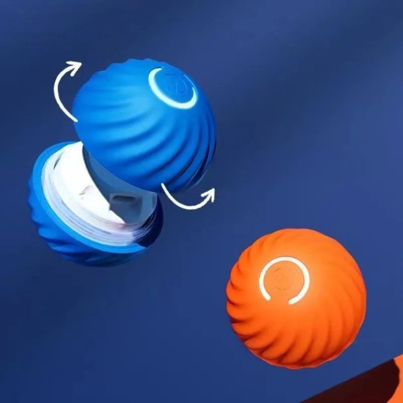 Pelota de juguete para mascotas Pelota de juguete para perros con movimiento automático Pelota de juguete inteligente USB saltar girar juguete interactivo para morder para perros pelota de juguete para cachorros