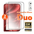1-2pcs Clear HD Tempered Glass Protector for Apple IPhone 18 Duo 18 Pro Max Screen Films Scratch Proof Protective Glass
