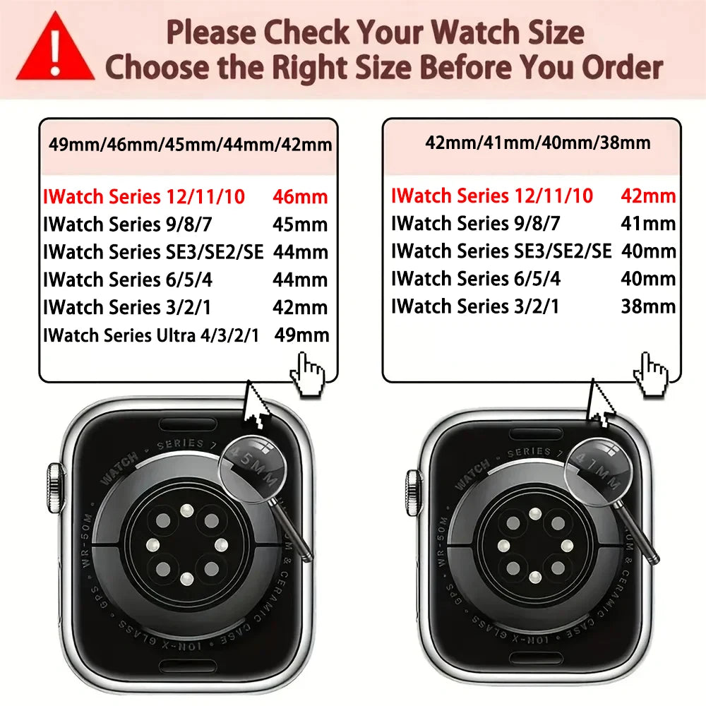 Silicone Strap For Apple Watch Band 45mm 46mm 44mm 41mm 40mm 42mm Sport Correa Bracelet iWatch Series 12 11 10 SE 9 8 Ultra 4 3