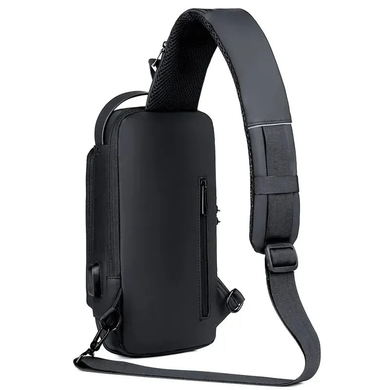 Multi-Compartment Crossbody Sling Bag