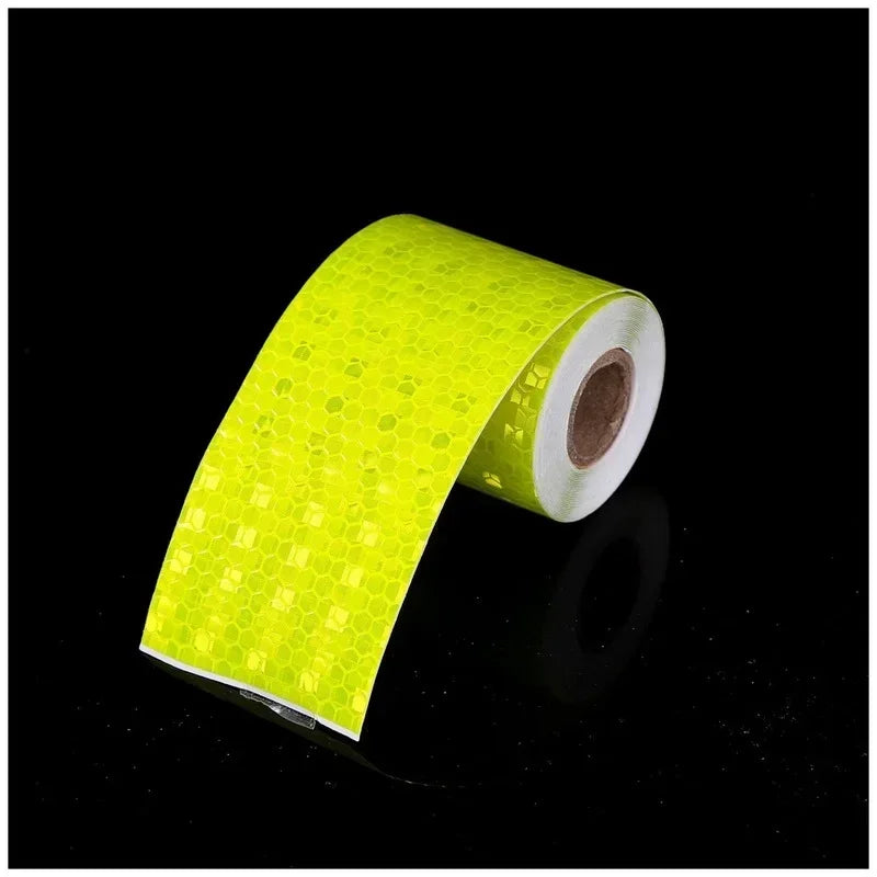 6 colores, cinta reflectante de 5 cm x 3 m, adhesivo reflectante para coche, camión y remolque, accesorios de seguridad
