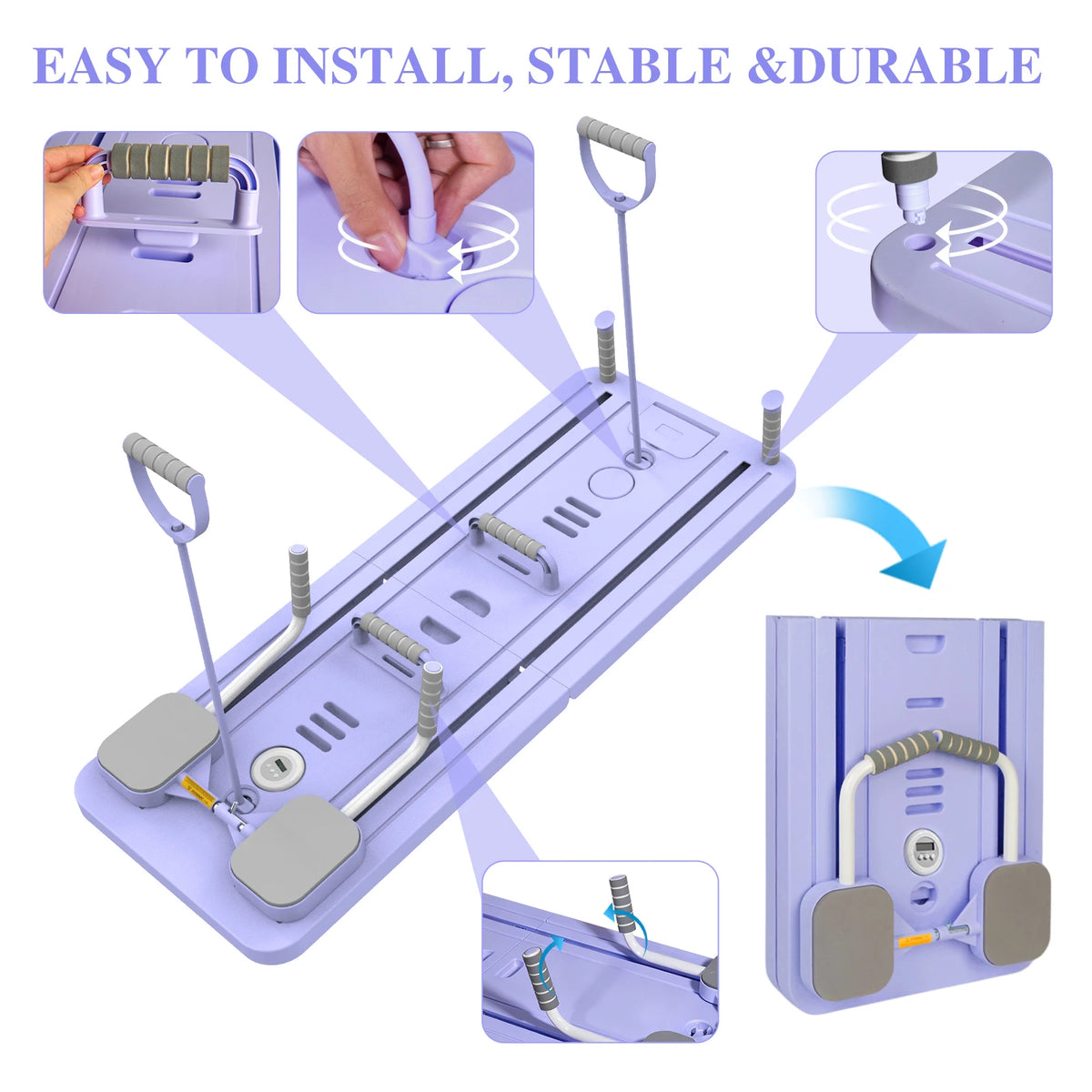 Foldable Abdominal Fitness Board for Home Workouts