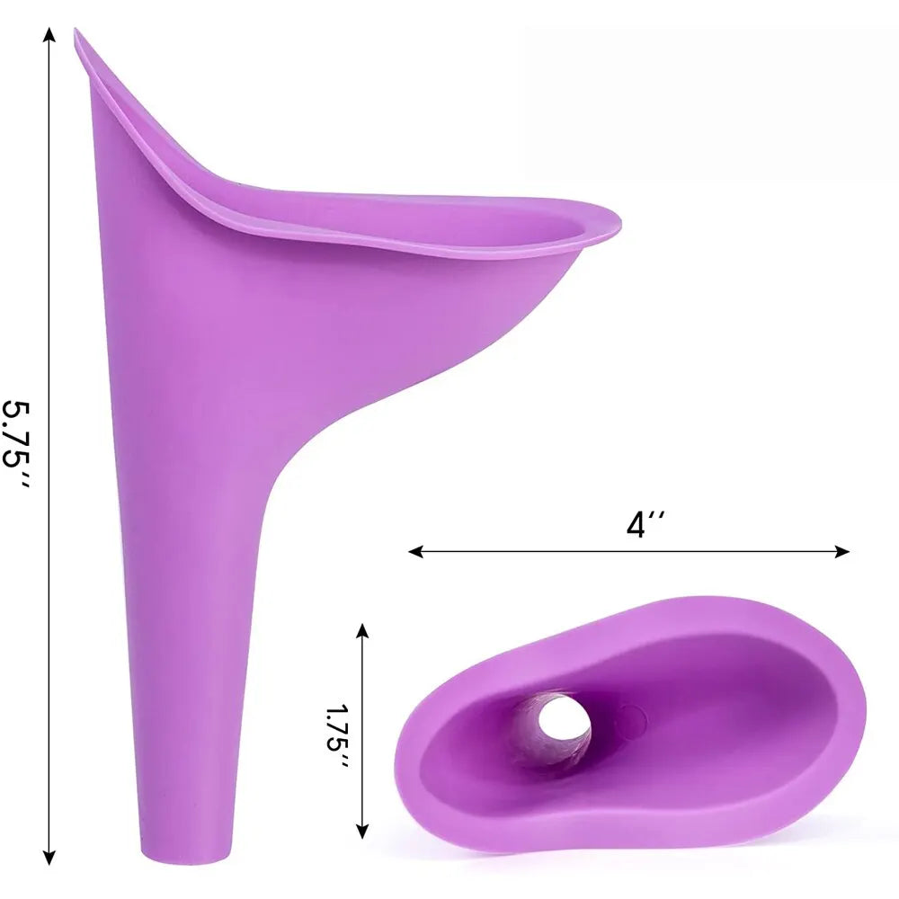 Women Urinal Outdoor Travel Camping Urinal Funnel Portable Female Urinal Urination Device with Box