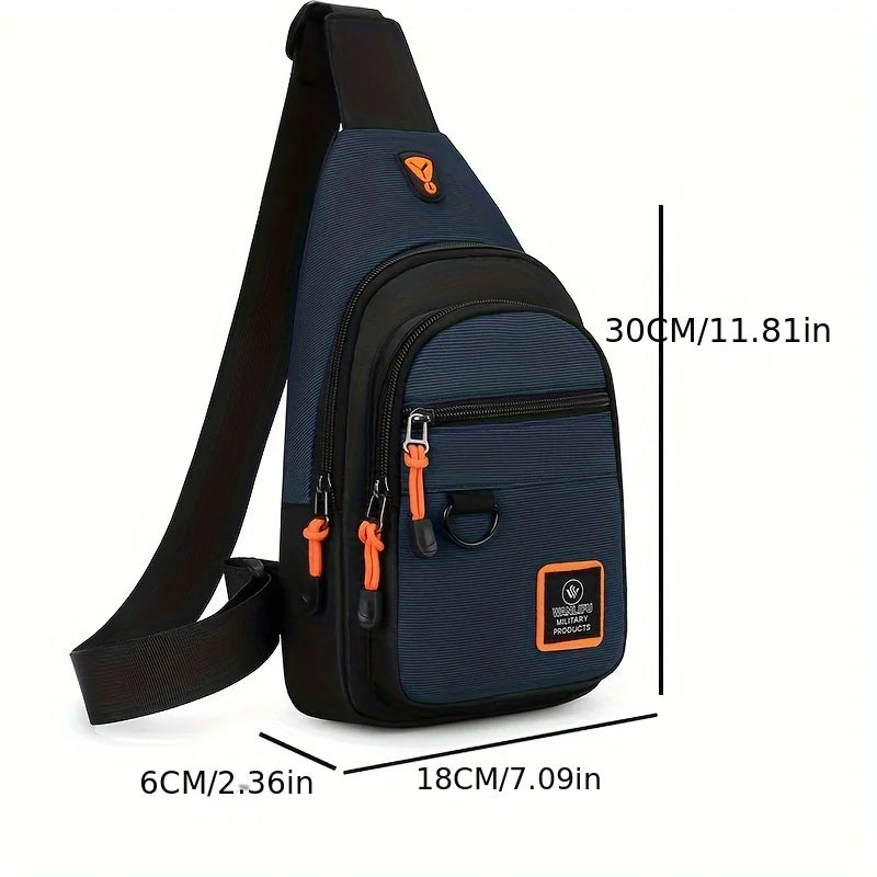 Men’s Oxford Fabric Shoulder and Crossbody Bag