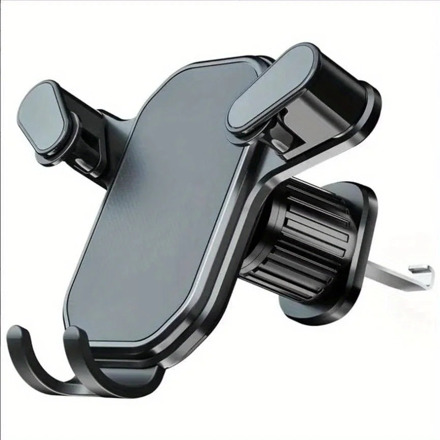 Support téléphone voiture grille d'aération, fixation pince pour smartphone et GPS de 4,7 à 6,7 pouces
