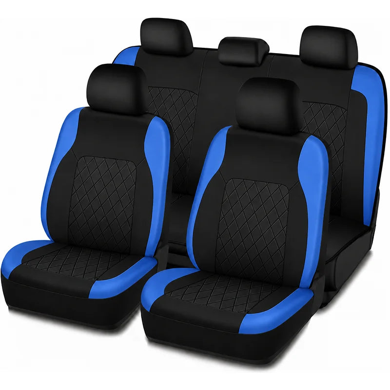 Funda para asiento de coche de piel sintética PU, material para el interior del coche