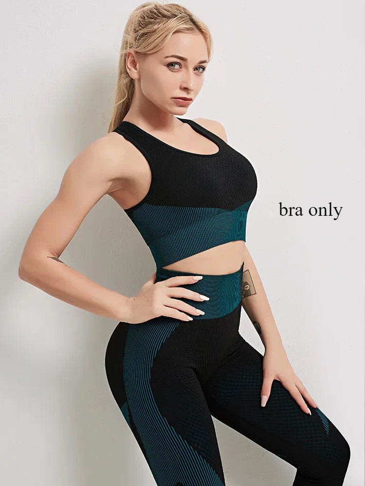 Yoga-Set für Damen, Top und Leggings