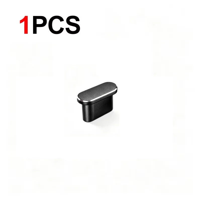 1-5Pcs Metal USB Type C Dust Plug For iPhone 18 17 16 Pro Max Mobile Phone Type-C Charging Port Protector Cover Cap Stopper