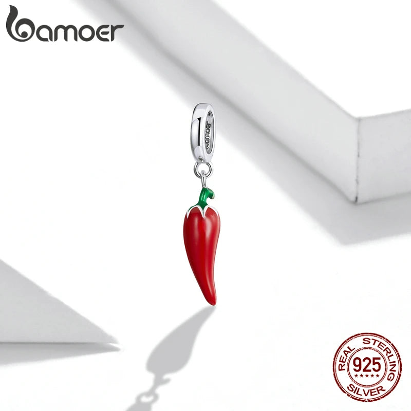 Ciondolo con motivo a peperoncino