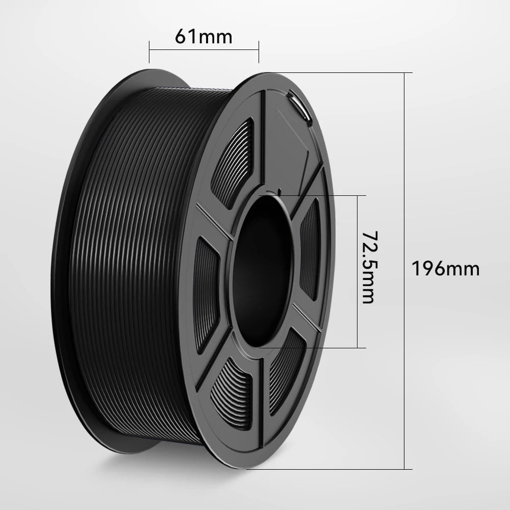TECBEARS 1 Rollo Filamento PLA Plus para Impresora 3D 1.75mm ±0.02mm Respetuoso con el medio ambiente, filamento suave y sin burbujas para FDM DIY Regalo