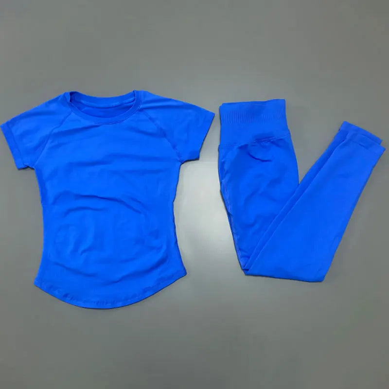 Ensemble yoga femme, 2 pièces, haut et legging