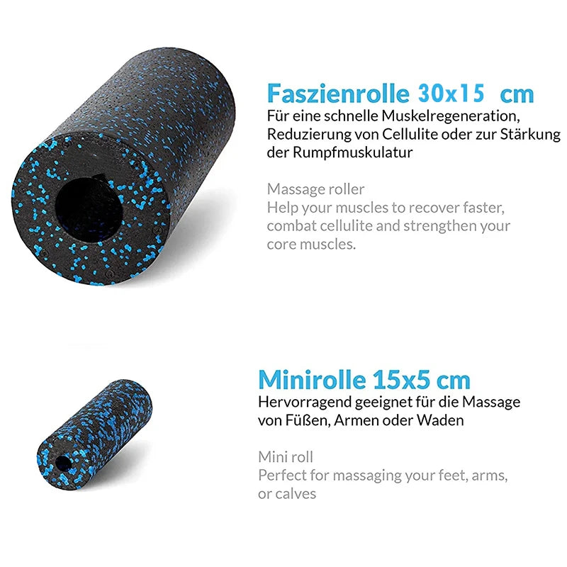5-Piece EPP Yoga Roller and Massage Ball Set