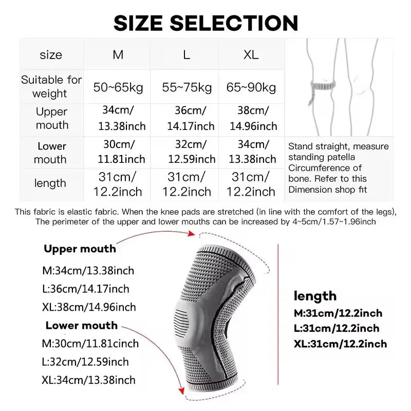1 Uds. rodillera deportiva de compresión de silicona, soporte para rótula, soporte medial para menisco, baloncesto, correr