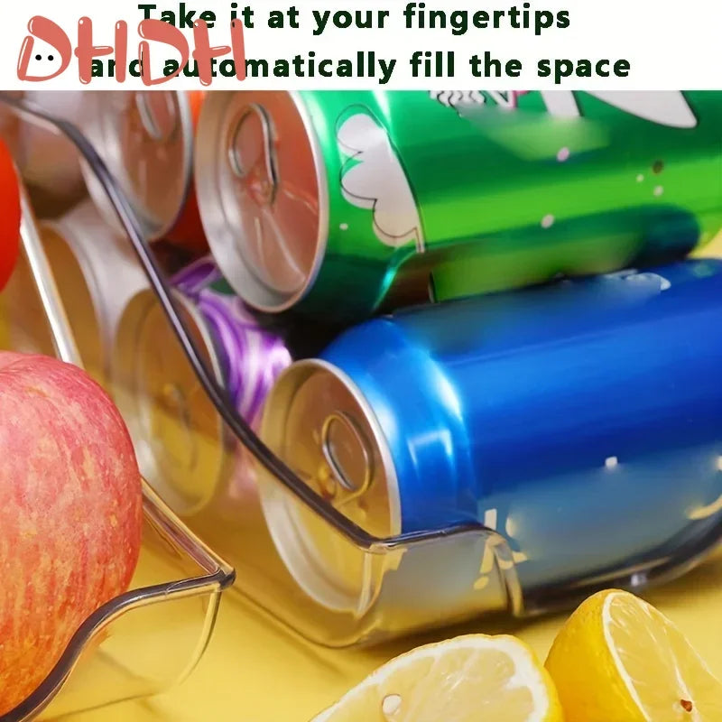 Refrigerator Storage Box Fridge Organizer Kitchen Storage Cans Soda Cans Storage Cans Basket Storage Containers Pantry Organizer