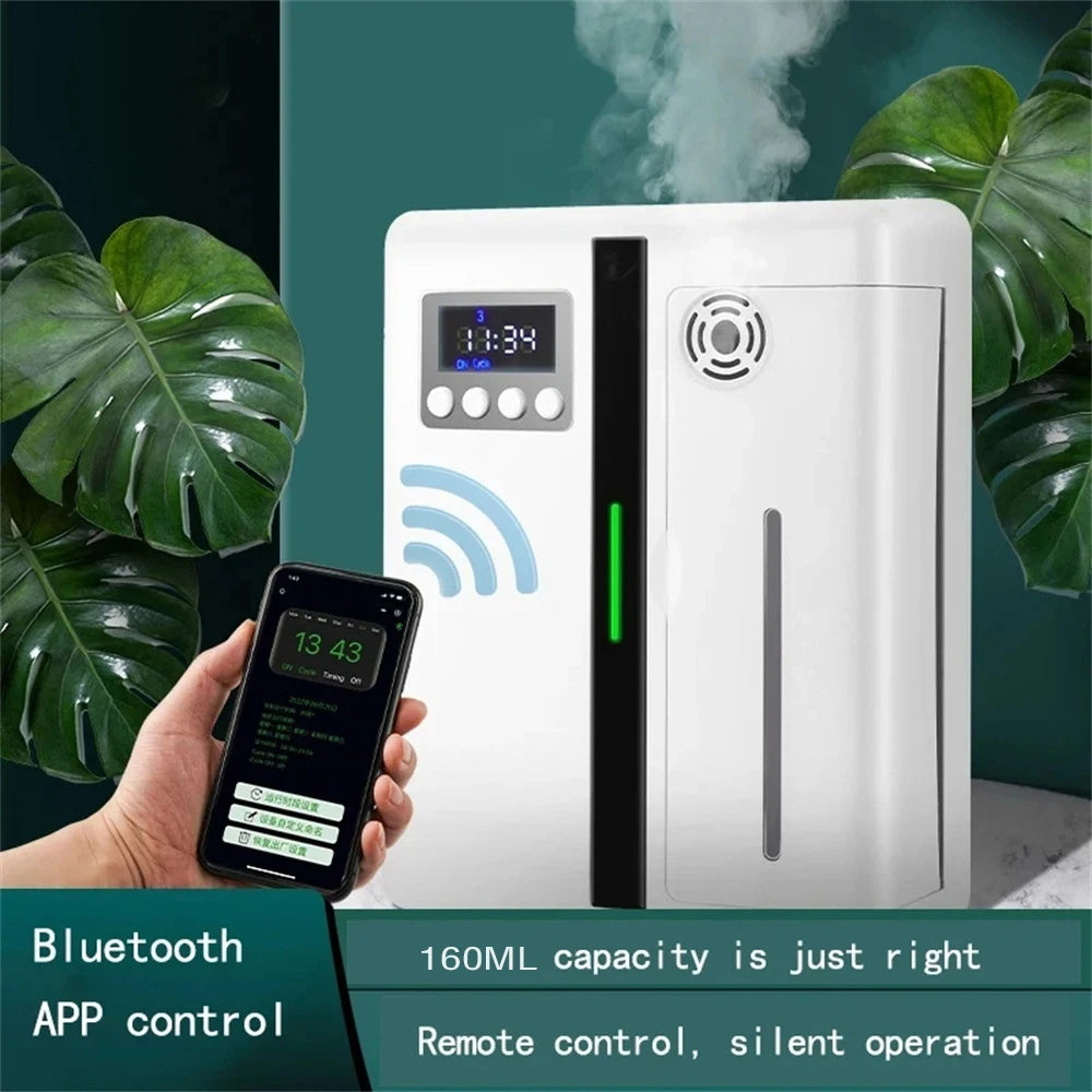 Duftmaschine Aromadiffusor 160 ml Duftdiffusor für große Räume Hotellobby Heimduft Geruchsverteiler Bluetooth