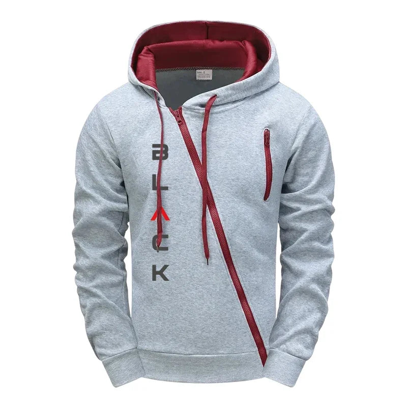 2025 Sale-Hit: Herren-Trainingsanzug mit Kapuzenpullover, Jogginghose, schwarzem Schriftzug, Reißverschlussjacke und Jogginghose – lässiges modisches Outfit für Herbst und Winter