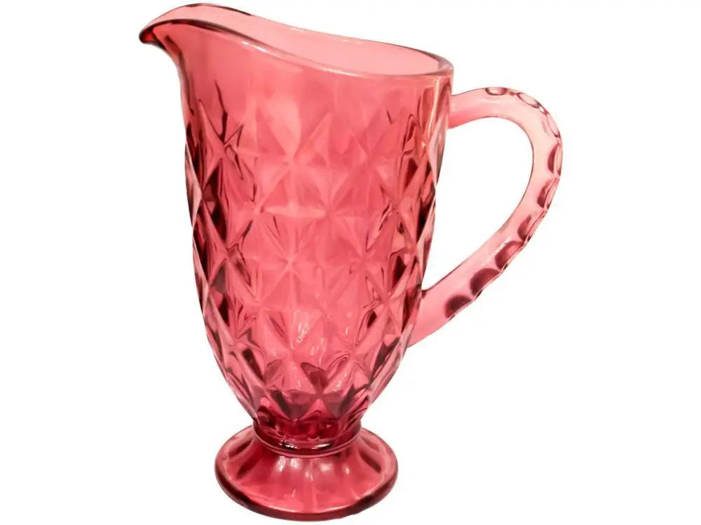 7-Piece Glass Cup Set with Jar