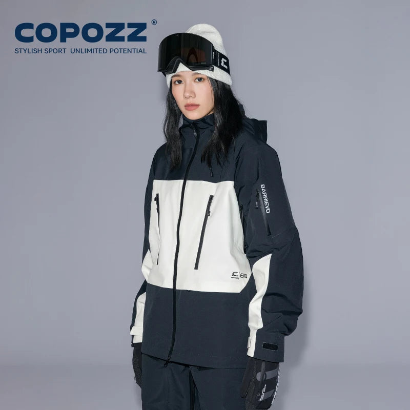 Giacca da sci COPOZZ 24304 con cappuccio